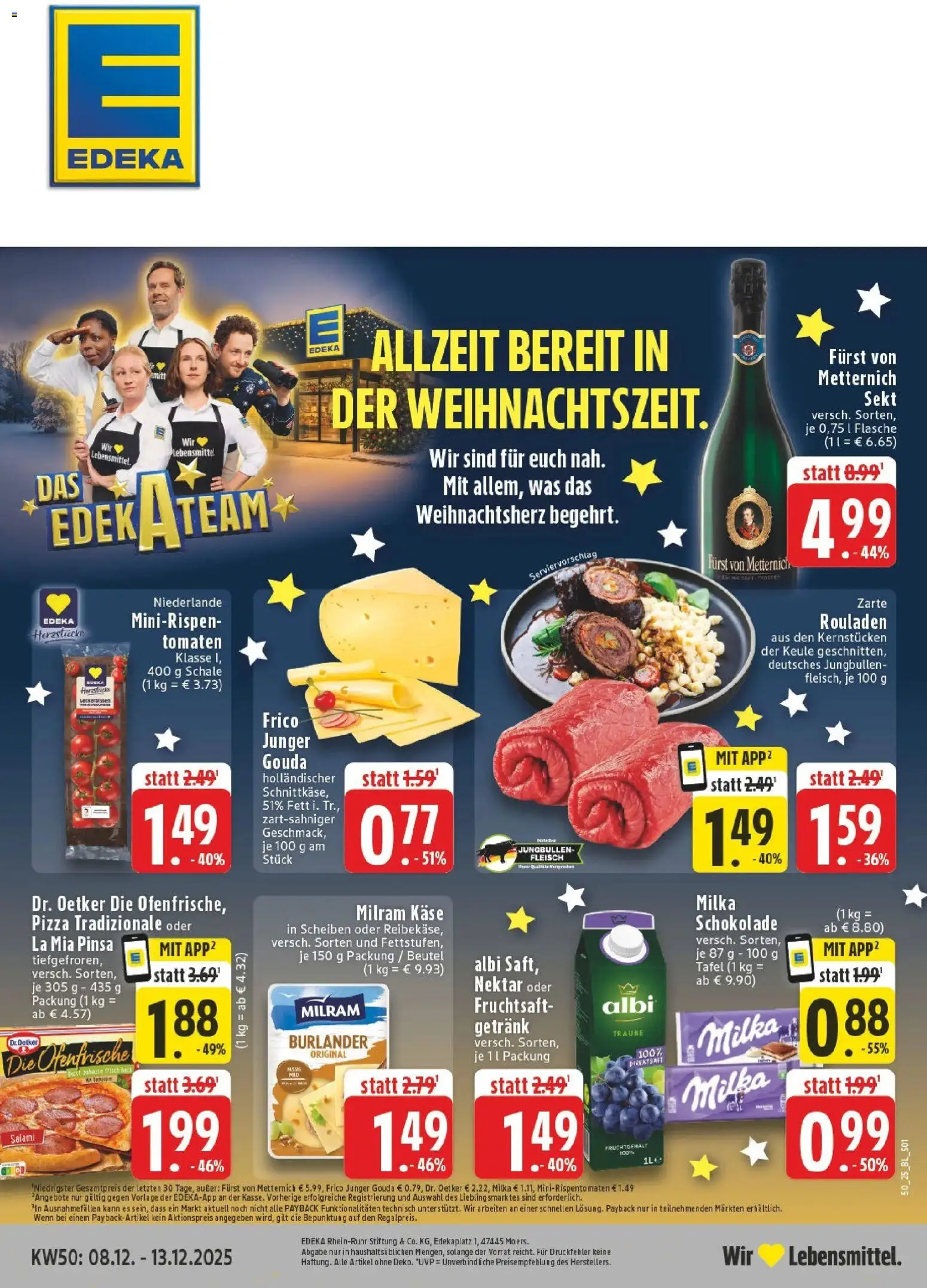 Vorschau von dem Prospekt des Geschäftes Rewe, gültig ab dem 07.12.2025