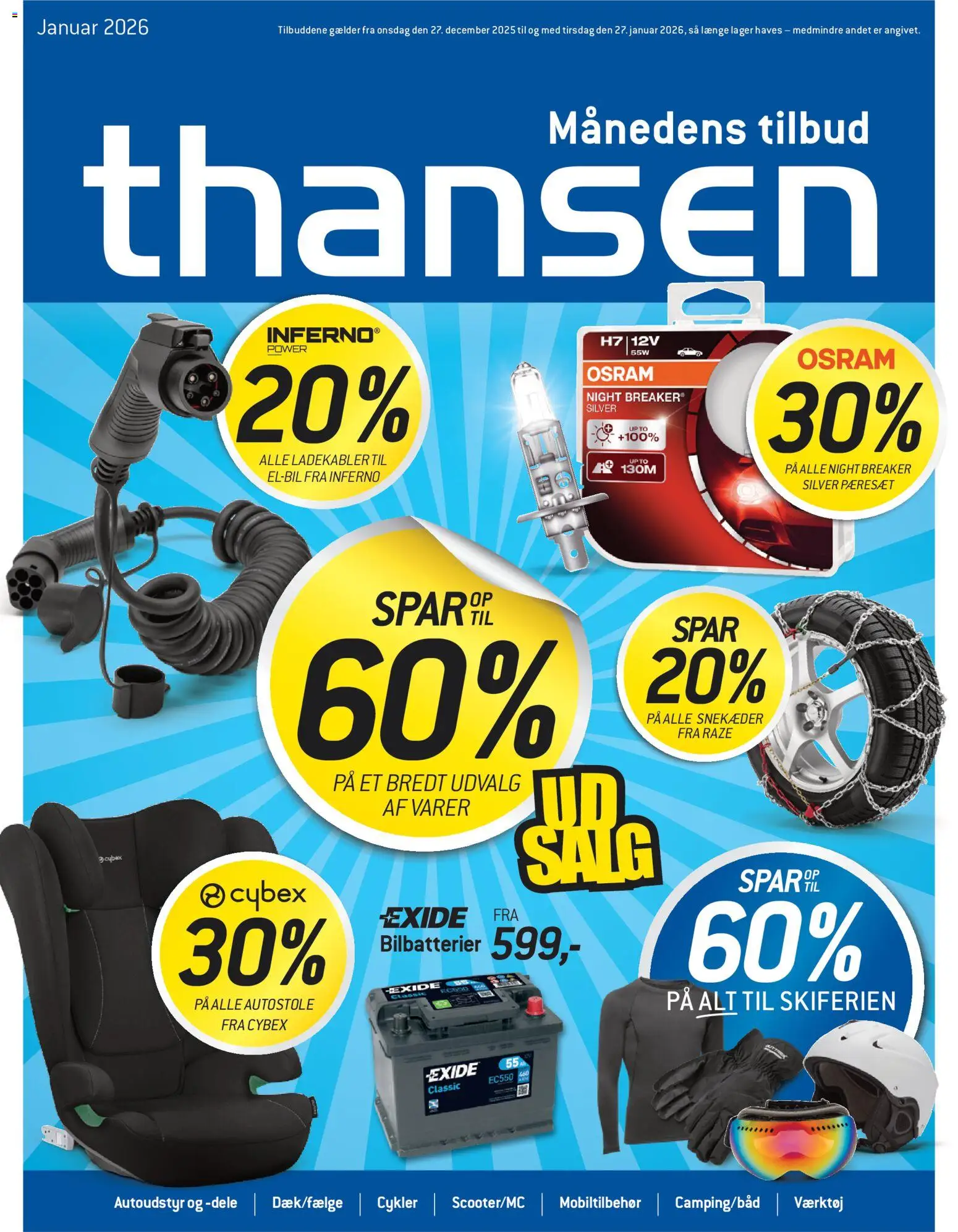 Eksempel på tilbudsavis Tilbudsavis fra butik Thansen gyldig fra 27/12/2025