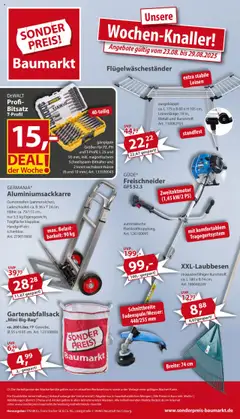 Vorschau von dem Prospekt des Geschäftes Sonderpreis Baumarkt, gültig ab dem 23.08.2025