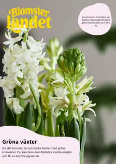 Förhandsgranska reklamblad Aktuella reklamblad Blomsterlandet från butik Blomsterlandet gäller från 15/01/2026