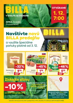 Náhľad Billa letáku platného od 03.12.2025