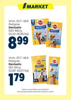 Kaupan S-market Tarjoukset Dentastix esikatselu, voimassa 23/07/2025