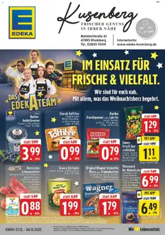 Vorschau von dem Prospekt des Geschäftes Edeka, gültig ab dem 01.12.2025