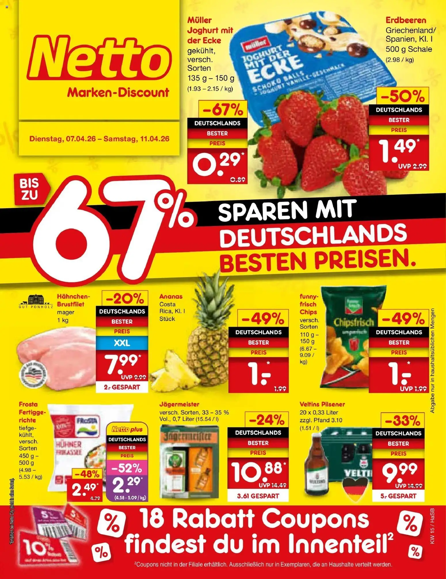 Vorschau von dem Prospekt des Geschäftes Netto Marken-Discount, gültig ab dem 05.04.2026