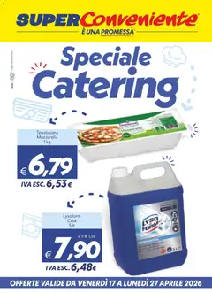 Anteprima dell'opuscolo SuperConveniente volantino Catering Enna, Misterbianco dal negozio SuperConveniente valido da 17/04/2026