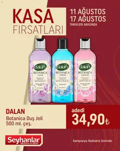 Seyhanlar Market Katalog 11.08.2025 - Broşürünün önizlemesi
