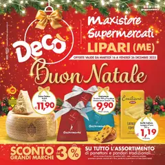 Anteprima dell'opuscolo Volantino Maxistore, Supermercati - Lipari dal negozio Decò valido da 16/12/2025