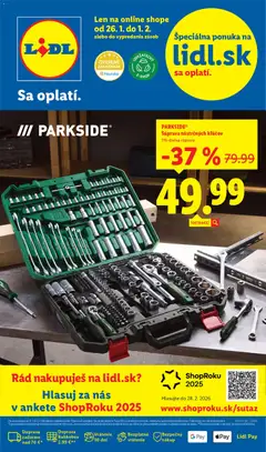 Náhľad Lidl letáku platného od 26.01.2026