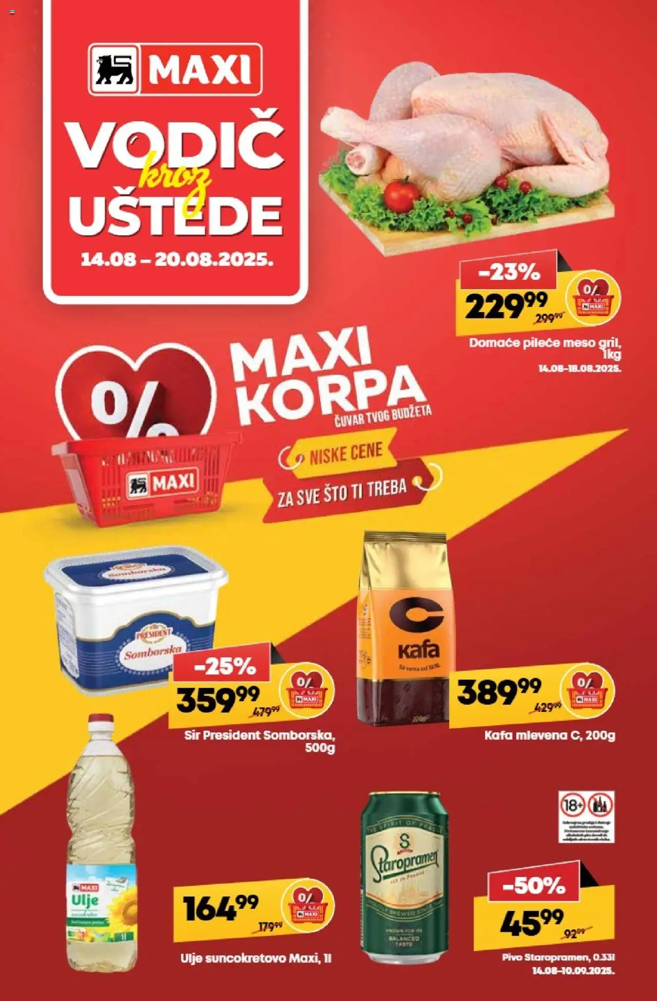 Maxi katalog važi od 14.08.2025 - stranica 1
