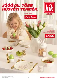Kik - Kik akciós újság megtekintése, amely érvényes 2026.03.02.-től