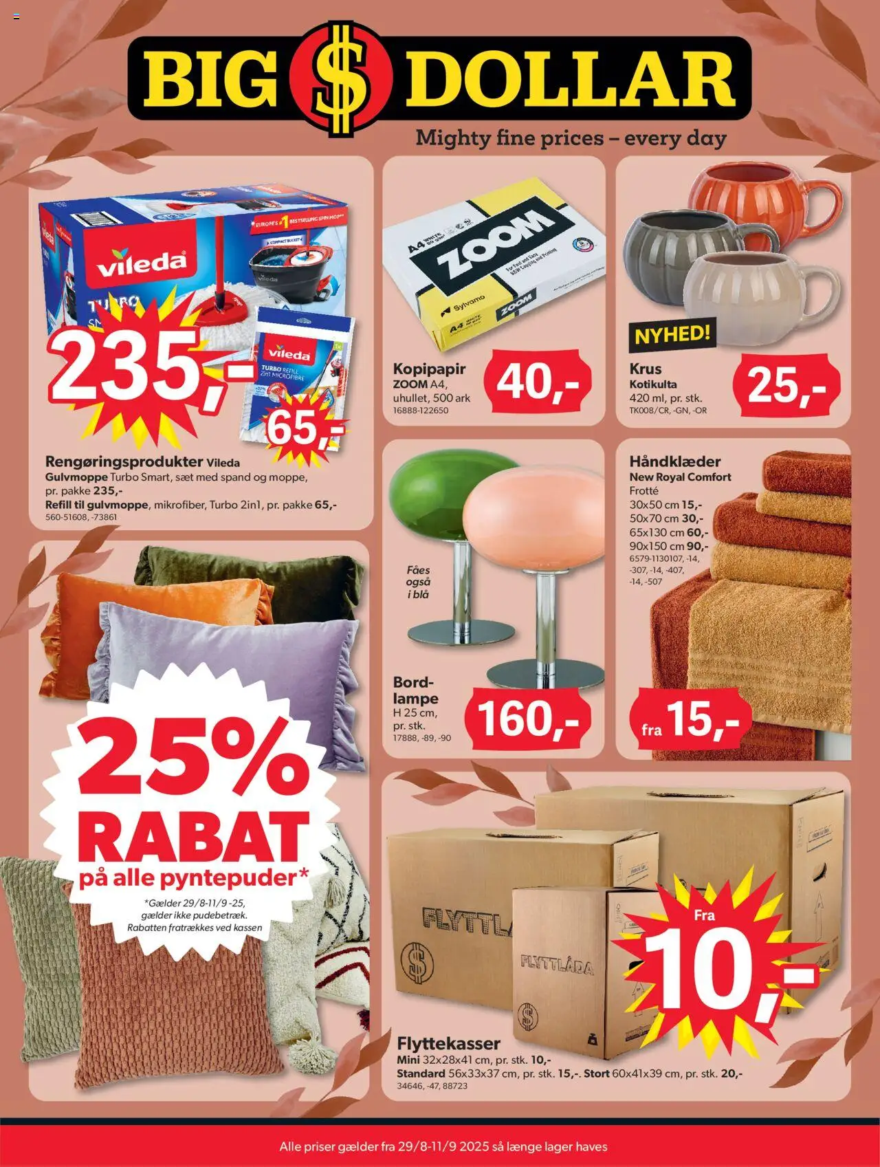 Bigdollar tilbudsavis gyldig fra 29/08/2025 - side 1