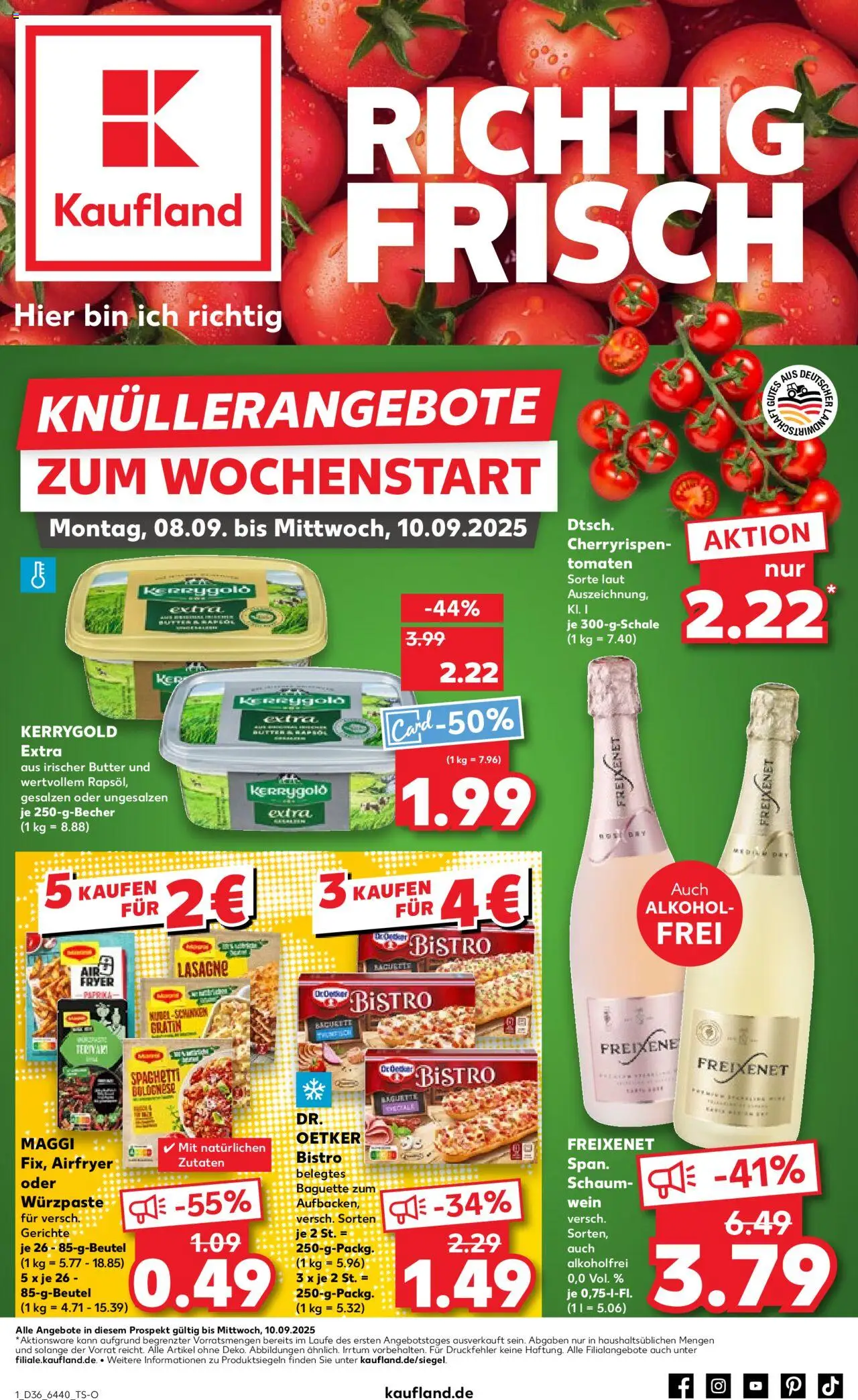 Kaufland DE shop DE Folder Hannover geldig vanaf 07-09-2025 - Paginanummer 1