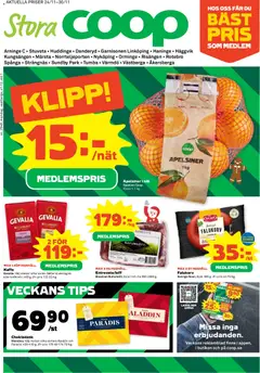 Förhandsgranska reklamblad Haninge från butik Coop Forum gäller från 24/11/2025