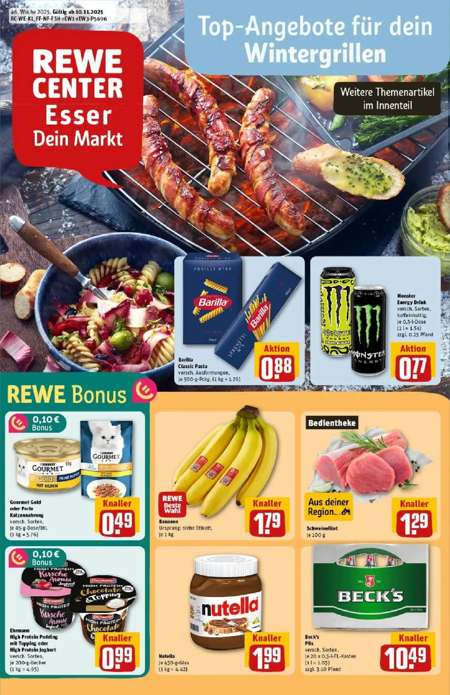Vorschau von dem Prospekt des Geschäftes Rewe, gültig ab dem 10.11.2025