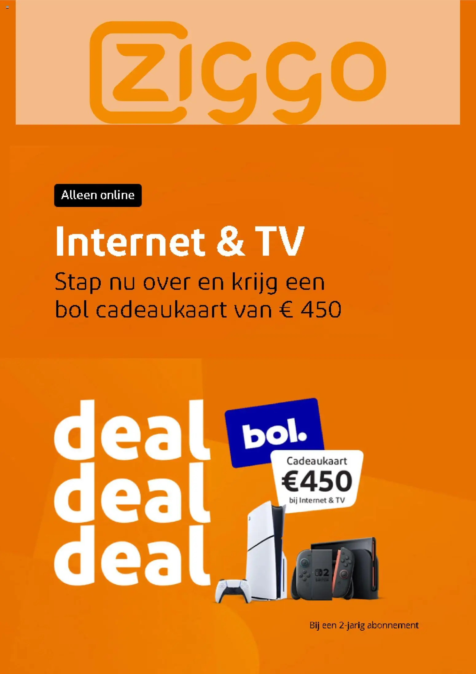 Voorbeeld van Folder van winkel Ziggo geldig vanaf 01-11-2025