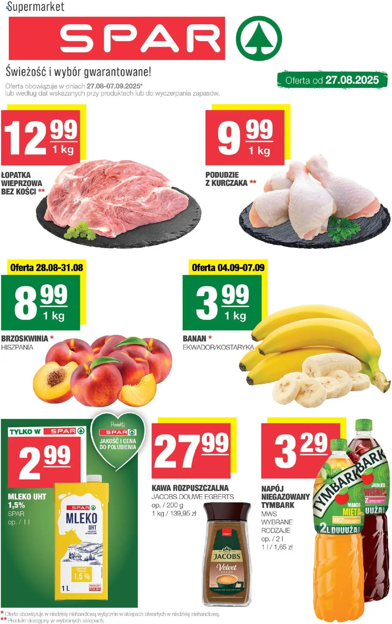 Spar Gazetka od 27.08.2025 - Nowa Gazetka - Numer strony 1