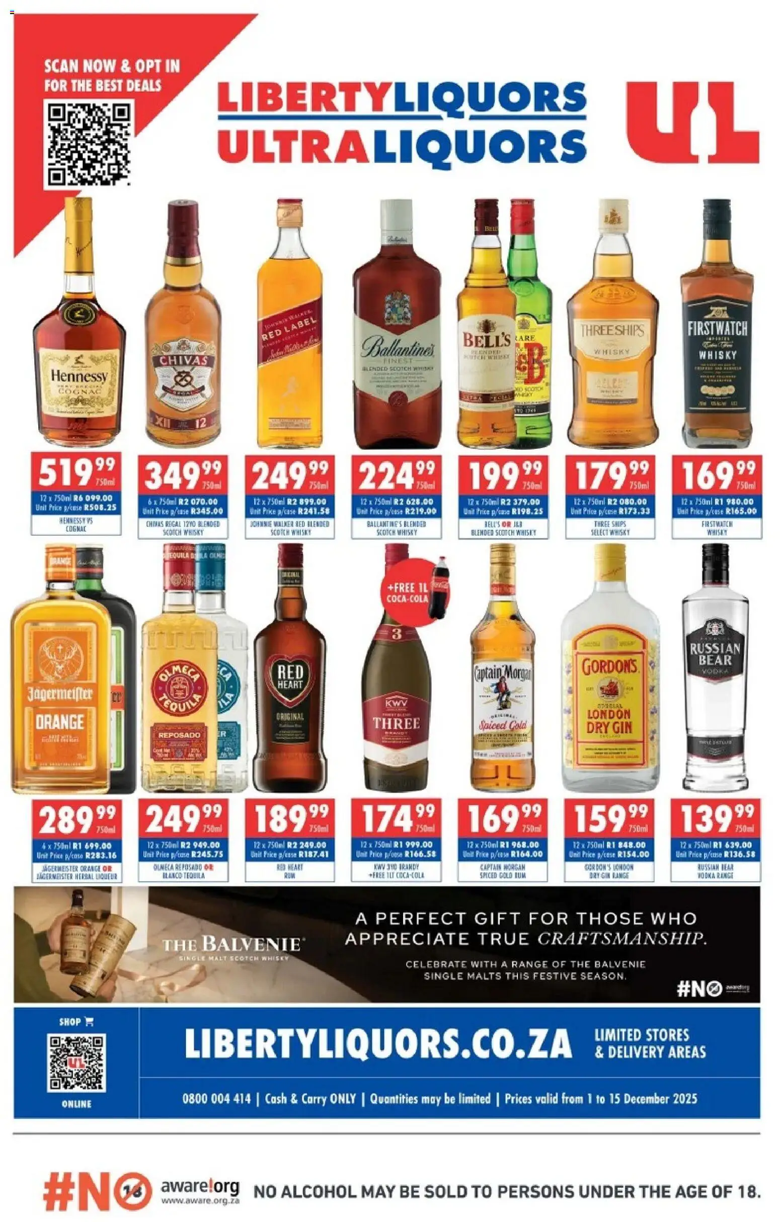 Preview of Ultra Liquors flyer valid from 01/12/2025
