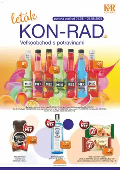 Náhľad KON - RAD letáku platného od 01.08.2025