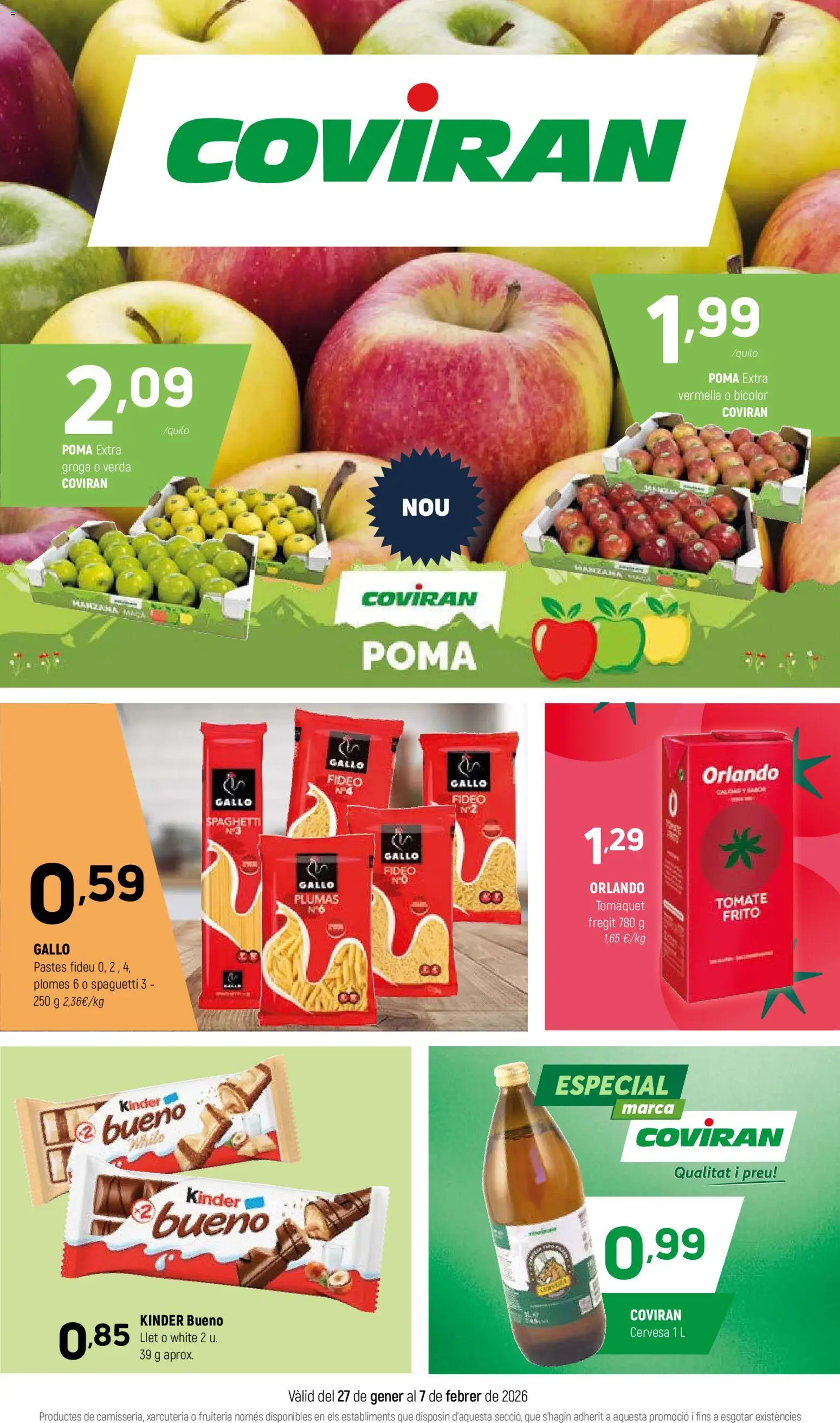 Vista previa del folleto de la tienda Coviran válido desde el 27/01/2026 