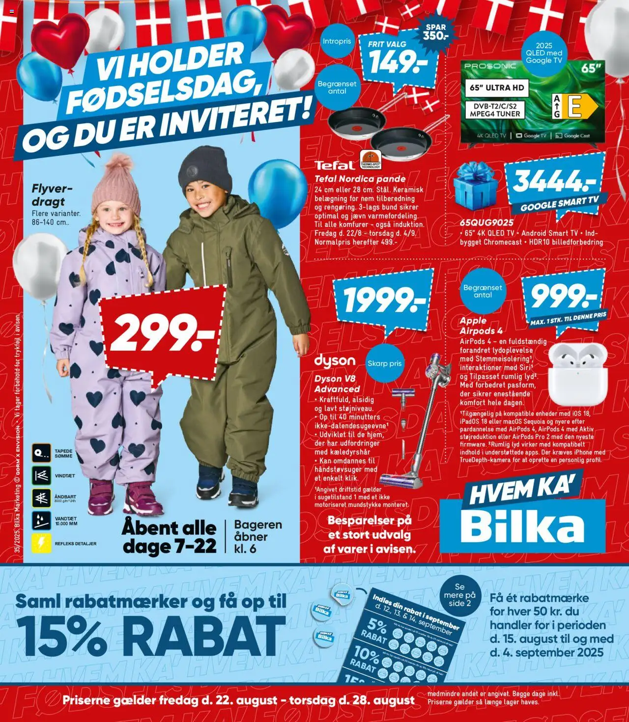 Bilka tilbudsavis gyldig fra 22/08/2025 - side 1