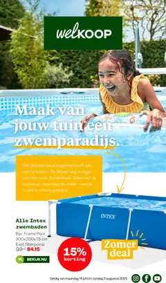 Voorbeeld van Folder van winkel Welkoop geldig vanaf 14-07-2025