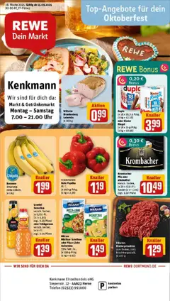 Vorschau von dem Prospekt des Geschäftes Rewe, gültig ab dem 14.09.2025