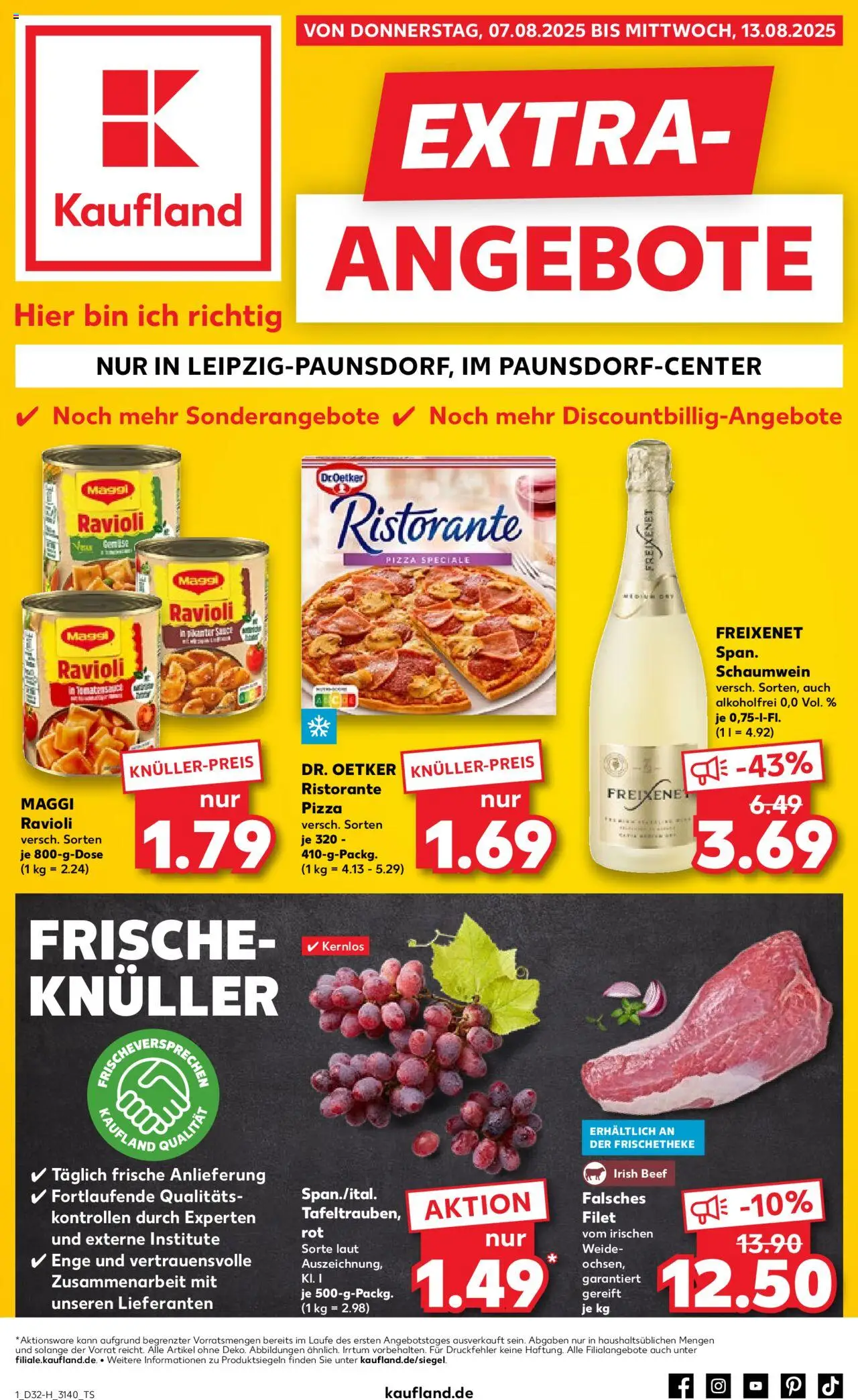 Kaufland DE shop DE Folder Leipzig geldig vanaf 07-08-2025 - Paginanummer 1