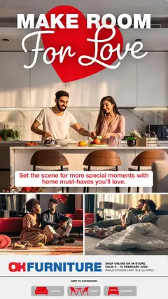 Preview of OK Furniture flyer valid from 09/02/2026