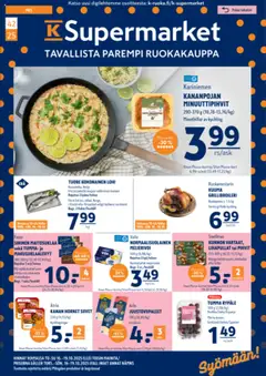Kaupan K-Supermarket Tarjoukset esikatselu, voimassa 16/10/2025