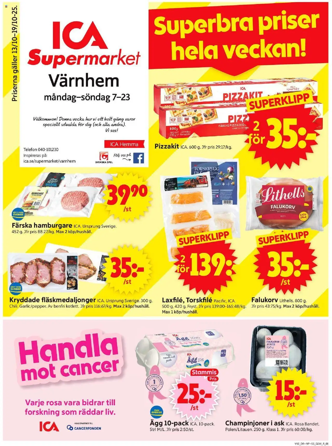 Malmö är giltig 13/10 2025 > Veckans Erbjudanden gäller från 13/10/2025 till 19/10/2025 sidnummer 1