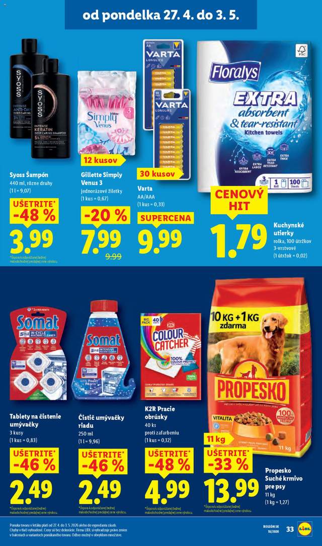 Nový Lidl leták od 27.04.