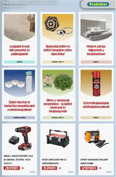 Praktiker - Akciós újság Praktiker megtekintése, amely érvényes 2025.11.06.-től | Oldal: 33
