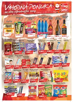 Náhľad CBA Verex letáku platného od 01.12.2025