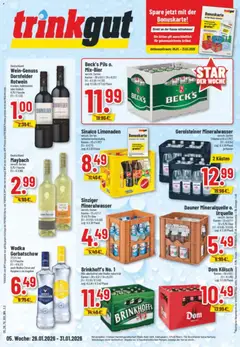 Vorschau von dem Prospekt des Geschäftes Trinkgut, gültig ab dem 26.01.2026
