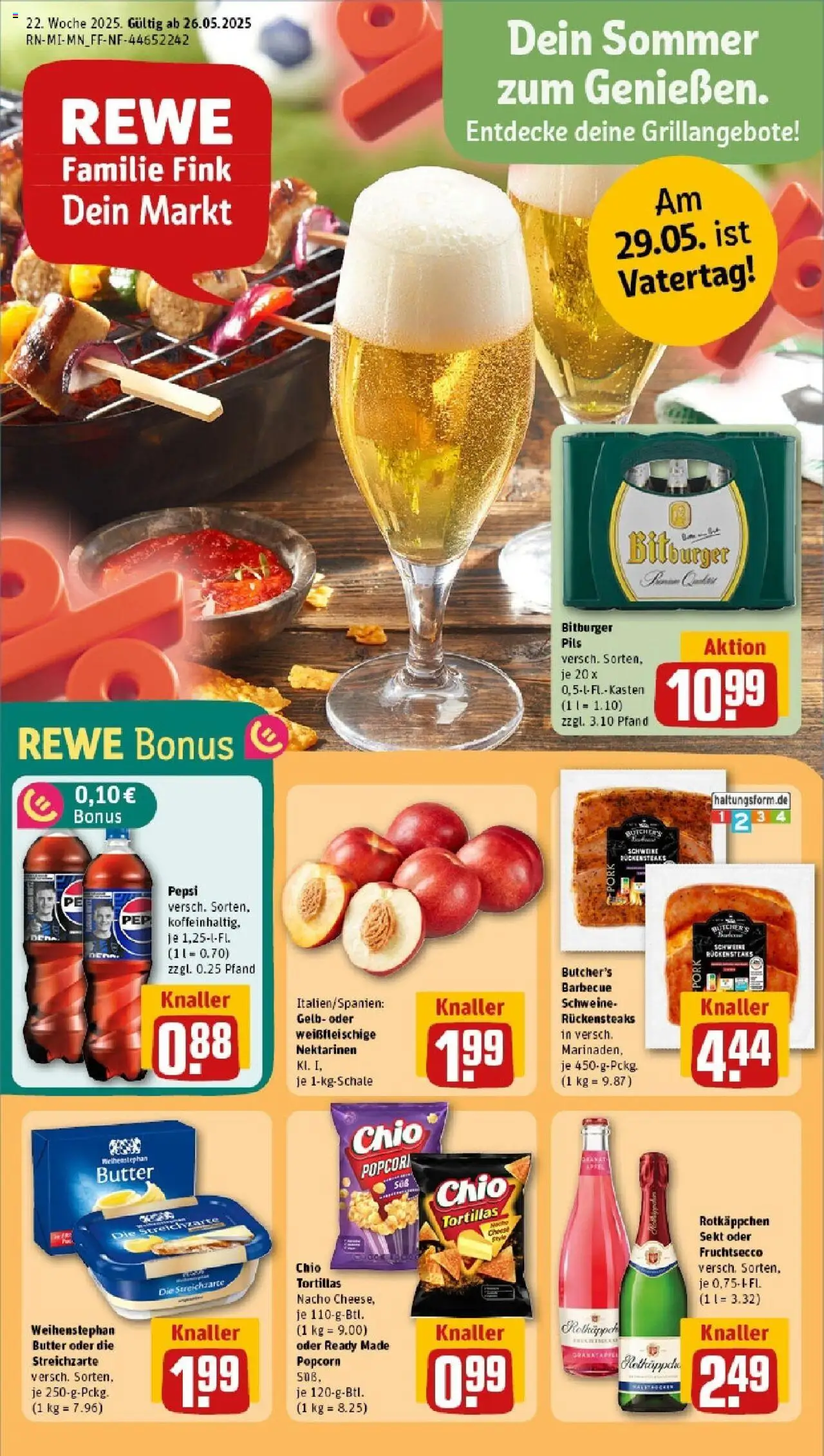 REWE Prospekt ab 25.05.2025 nächste Woche - Prospekt Korbach	