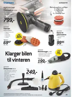 Eksempel på tilbudsavis Tilbudsavis fra butik Thansen gyldig fra 29/10/2025 | Side: 25
