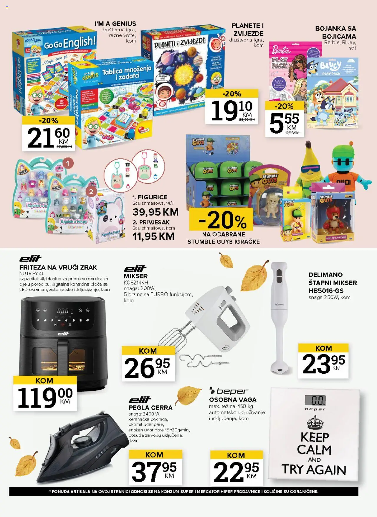 Pregled letka Katalog trgovine Mercator vrijedi od 2025.10.21