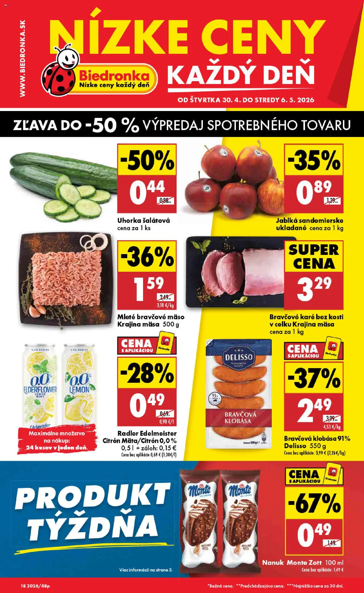 Náhľad Biedronka letáku platného od 30.04.2026