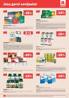 Apotheka parduotuvės leidinio Leidinys galiojančio nuo 2025.11.01 peržiūra | puslapis: 7