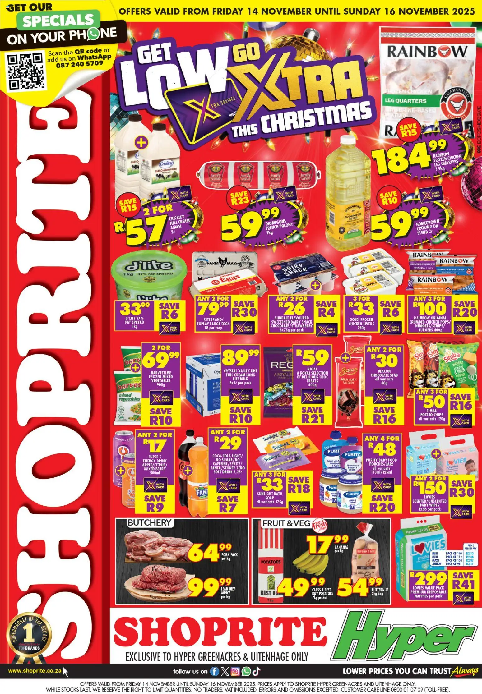 Preview of Shoprite flyer valid from 14/11/2025