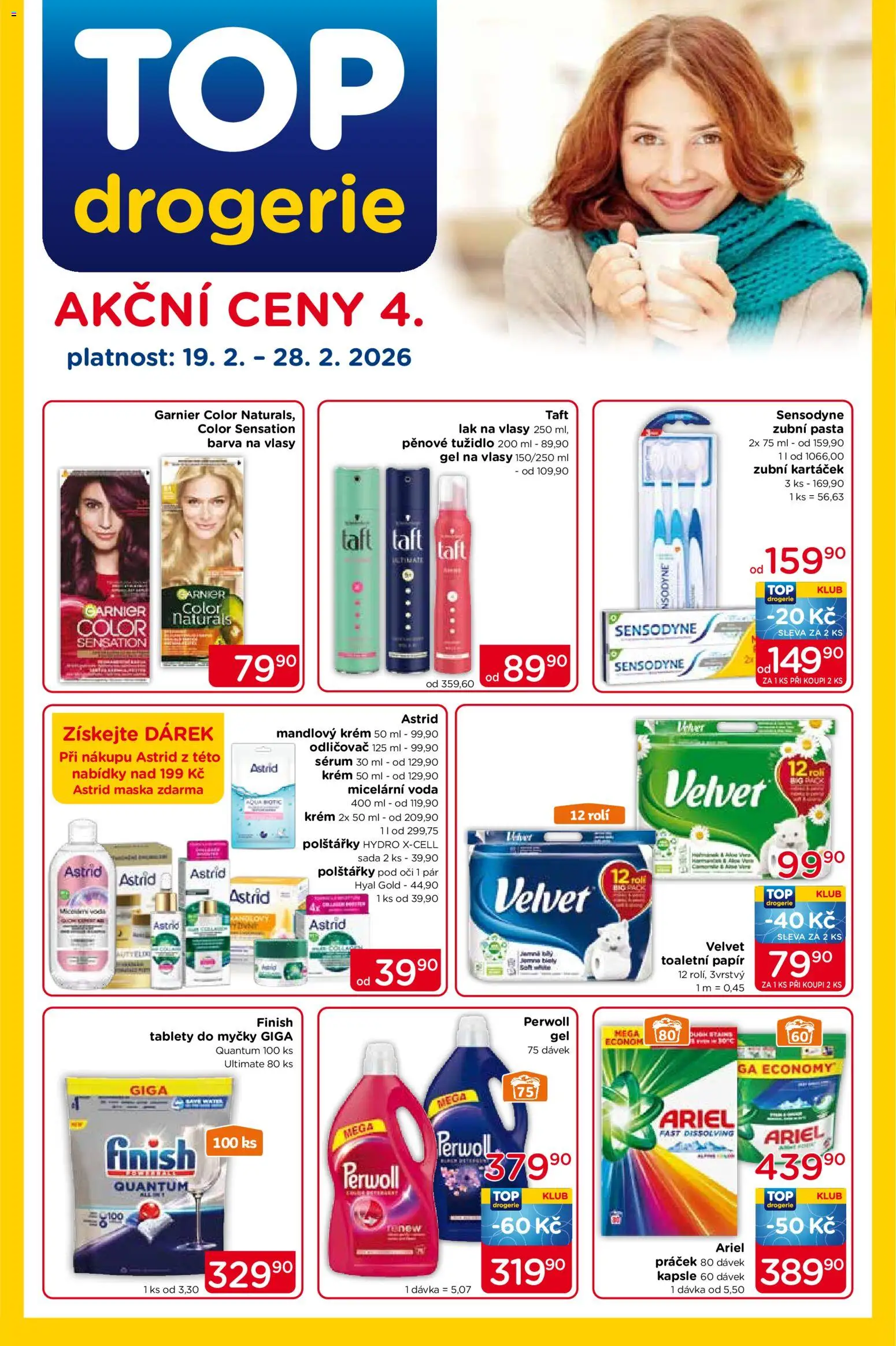 Náhled nabídky: Top drogerie Leták platný od 19.02.2026