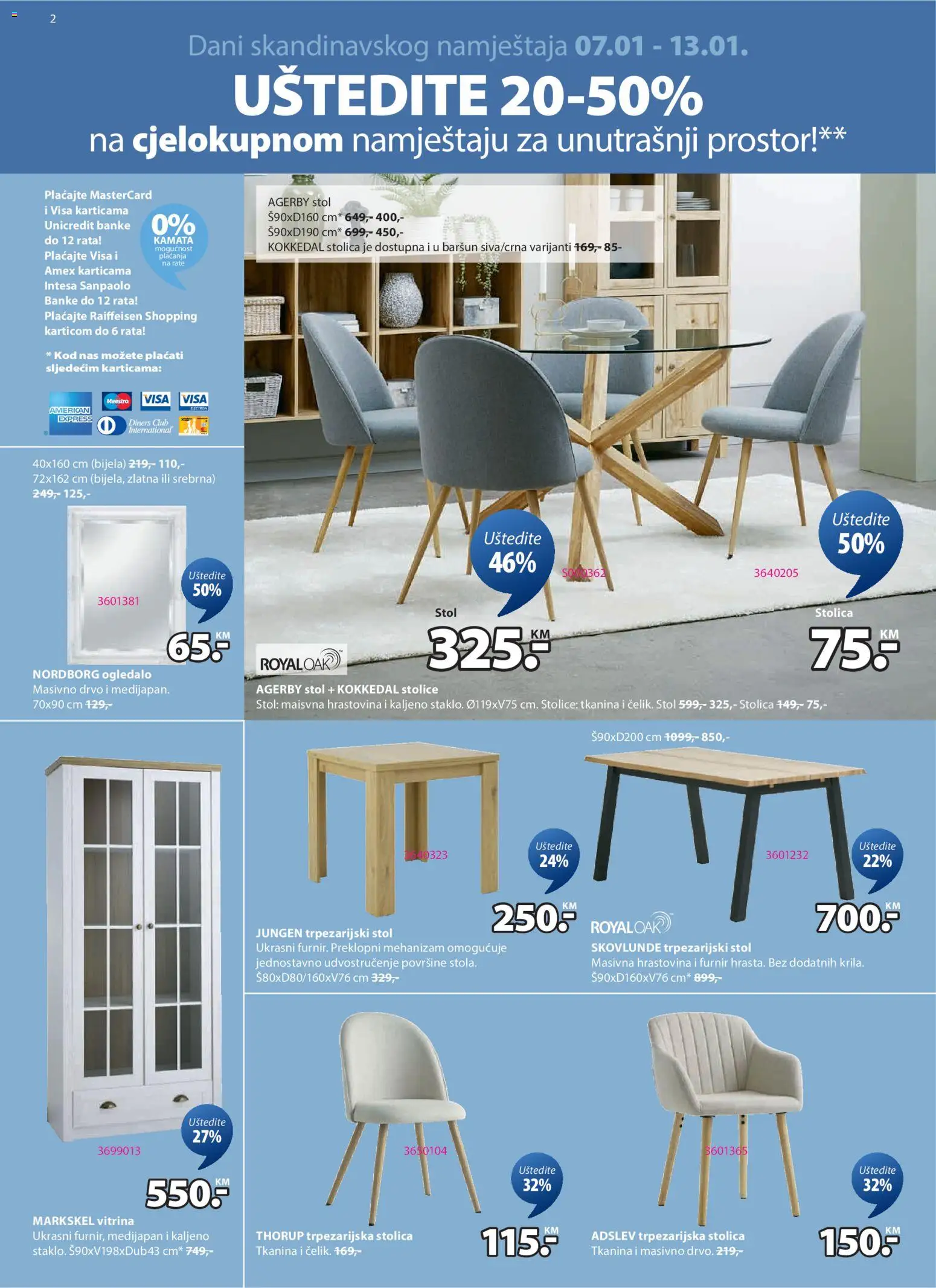 Pregled letka Katalog trgovine JYSK vrijedi od 2026.01.07