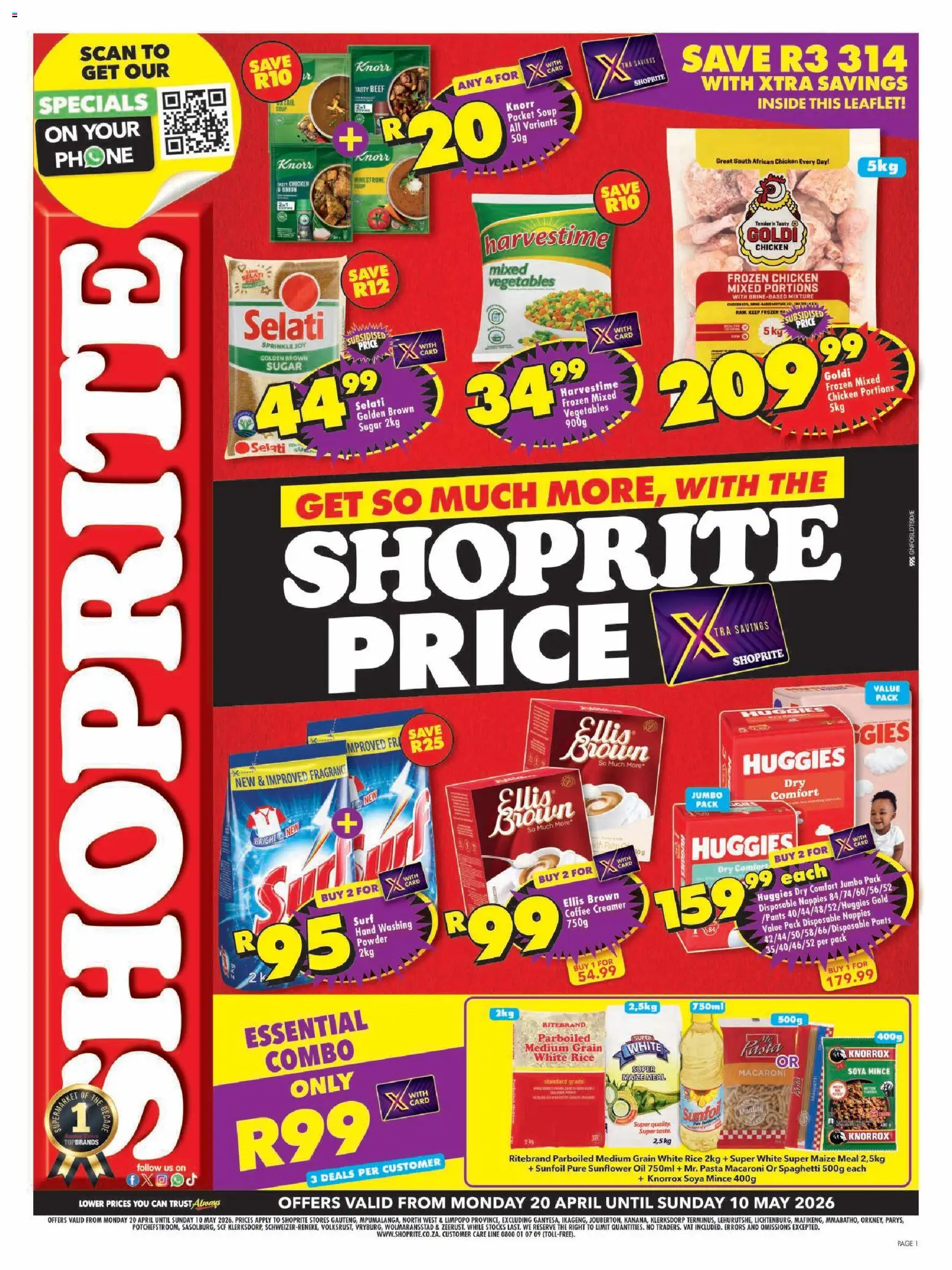 Preview of Shoprite flyer valid from 20/04/2026