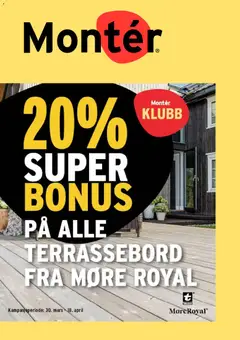 Forhåndsvis Montér kundeavis fra butikk Montér gyldig fra 30/03/2026