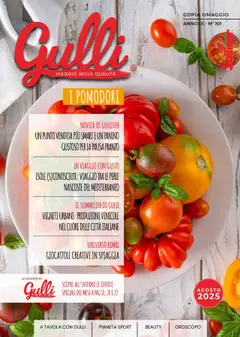 Anteprima dell'opuscolo Volantino Gulli dal negozio Gulliver valido da 01/08/2025