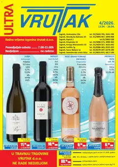 Pregled letka Vrutak Katalog trgovine Vrutak vrijedi od 13.04.2026