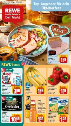 Vorschau von dem Prospekt des Geschäftes Rewe, gültig ab dem 14.09.2025