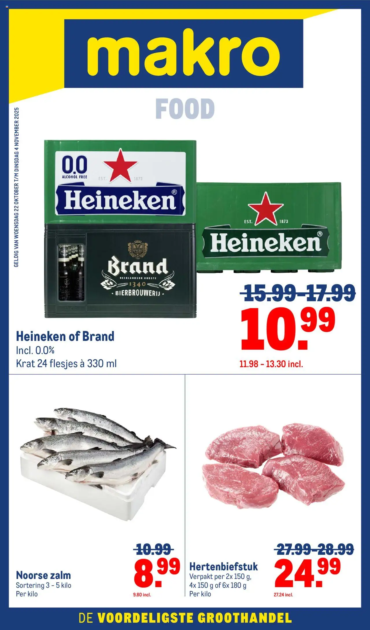 Makro shop Folder geldig vanaf 22-10-2025 - Paginanummer 1