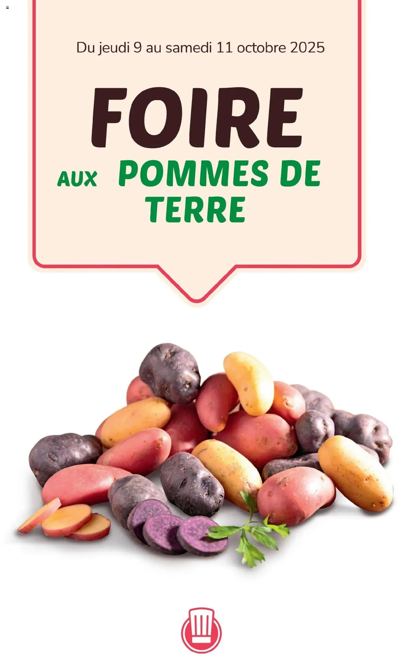 Foire aux pommes de terre de la boutique Promocash valable du 09/10/2025 - Page numéro 1 - Pommes de terre, Pommes