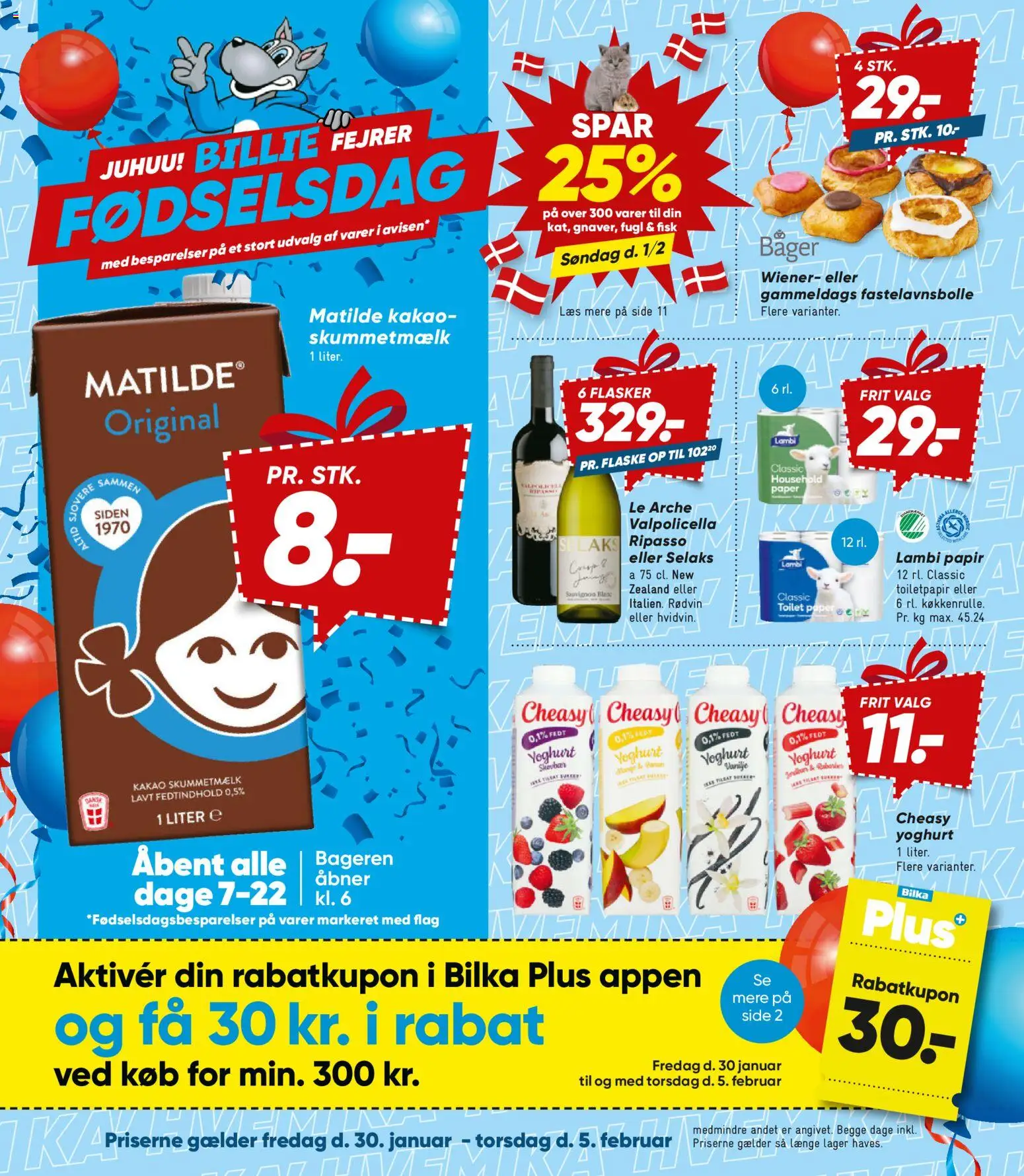 Eksempel på tilbudsavis Tilbudsavis fra butik Bilka gyldig fra 30/01/2026